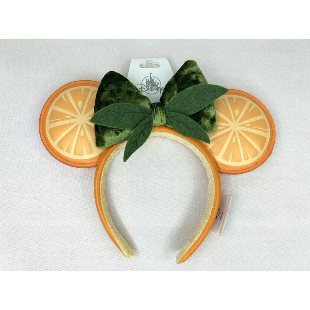 Disney Minnie Mouse Icon Florida Oranges Ears Headband